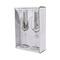 6 Packs: 2 ct. (12 total) 6oz. Clear Flute Glasses with Gold Rim by Celebrate It™